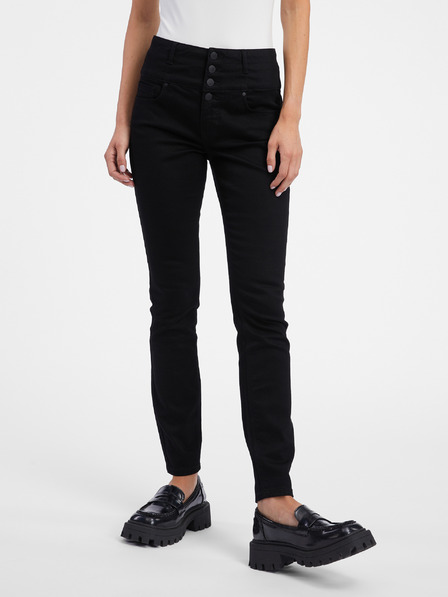 Orsay Schwarze Skinny-Fit-Jeans für Damen ORSAY