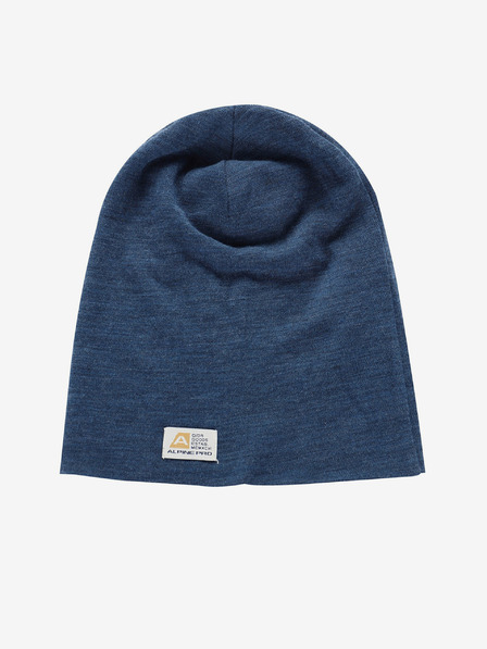 ALPINE PRO Wintermütze aus dunkelblauer Merinowolle ALPINE PRO Bedade