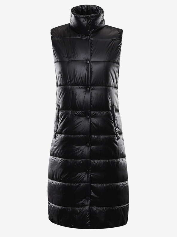 ALPINE PRO Schwarze Steppweste für Damen ALPINE PRO Urefa