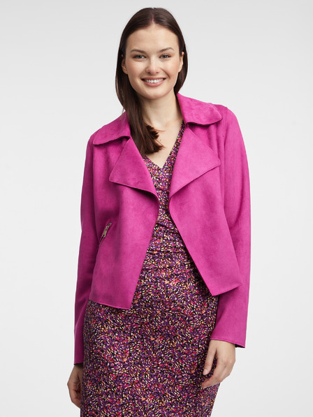 Orsay Rosa leichte Damenjacke aus Wildleder ORSAY