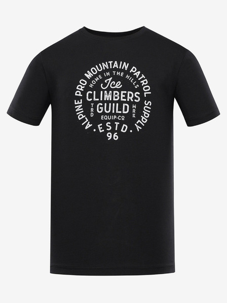 ALPINE PRO Schwarzes Herren-T-Shirt ALPINE PRO Garim