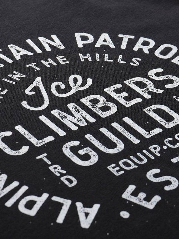 ALPINE PRO Schwarzes Herren-T-Shirt ALPINE PRO Garim