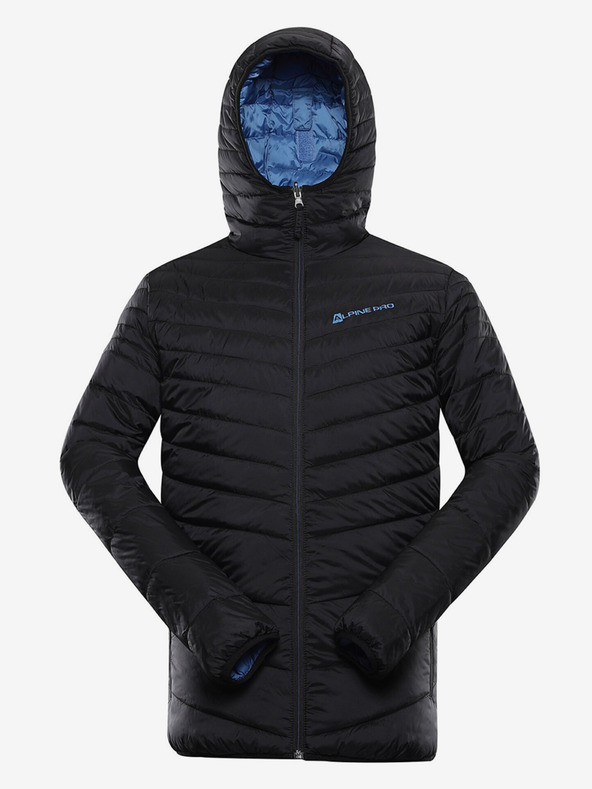 ALPINE PRO Schwarze Herren Outdoor-Wendejacke ALPINE PRO Erom