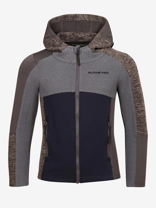 ALPINE PRO Graues Kinder-Sweatshirt ALPINE PRO Groto