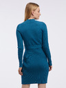 Orsay Petrolfarbenes Damen Pullover Kleid ORSAY