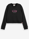 Scotch & Soda Schwarzes Damen-Sweatshirt mit Kurzarm Scotch & Soda