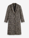 Scotch & Soda Brauner Damen-Wintermantel mit Leopardenmuster Scotch & Soda