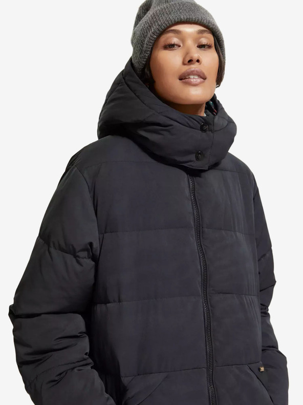 Scotch & Soda Schwarzer Damen-Winter-Steppmantel Scotch & Soda