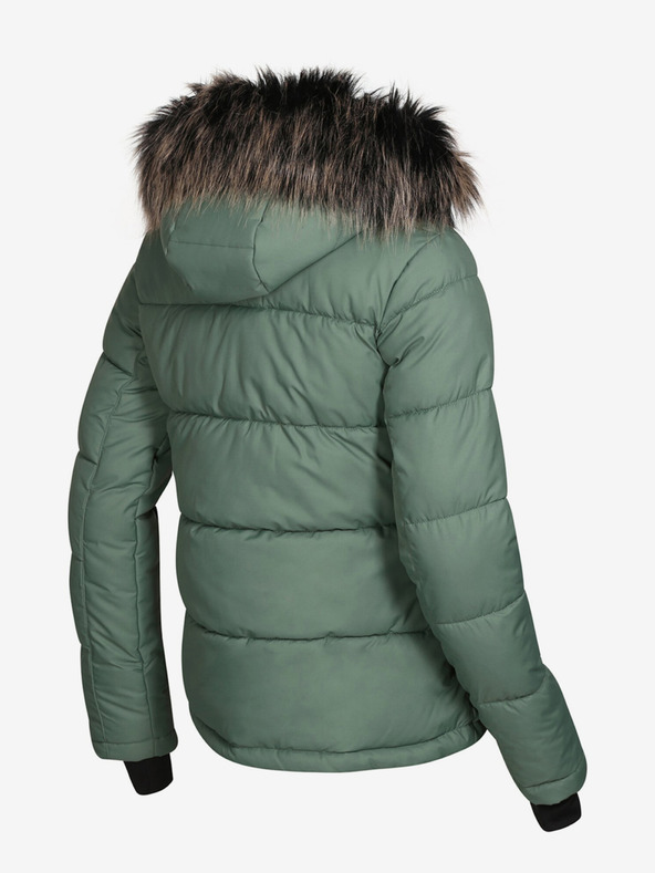 ALPINE PRO Grüne Damen-Steppwinterjacke ALPINE PRO Pereta