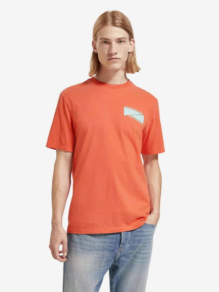Scotch & Soda Orangefarbenes Herren-T-Shirt von Scotch & Soda