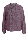 Orsay Rosa und schwarze Damenbluse mit Blumenmuster ORSAY