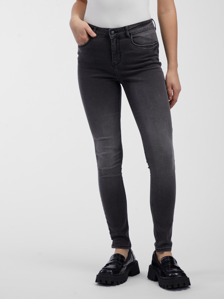 Orsay Graue Skinny-Fit-Jeans Damen ORSAY