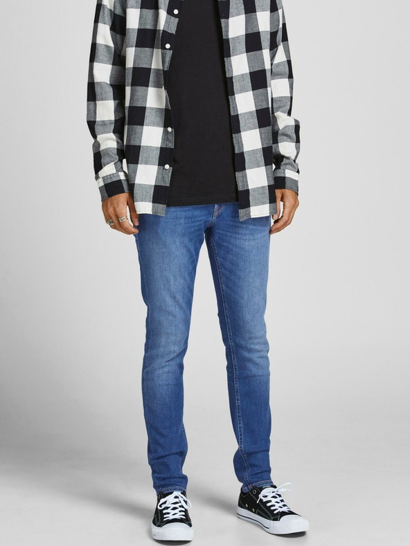 Jack & Jones Blaue schmal geschnittene Jeans Jack & Jones Liam