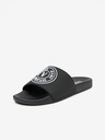 Versace Jeans Couture Schwarze Herren Versace Jeans Couture Fondo Slide Pantoffeln