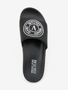 Versace Jeans Couture Schwarze Herren Versace Jeans Couture Fondo Slide Pantoffeln