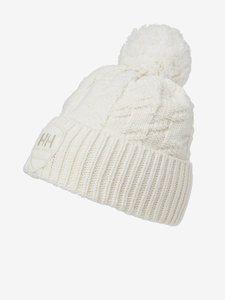 Helly Hansen Damenmütze aus cremefarbener Merinowolle HELLY HANSEN W HOD BEANIE 2.0