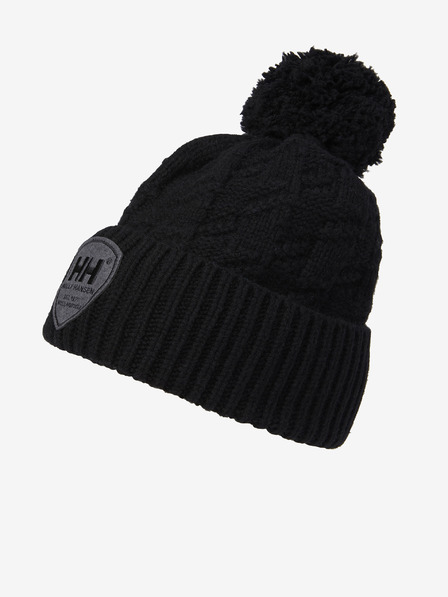 Helly Hansen Schwarze Damen-Mütze aus Merinowolle HELLY HANSEN W HOD BEANIE 2.0