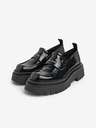 Pepe Jeans Schwarze glänzende Damen-Slipper Pepe Jeans Queen Oxford