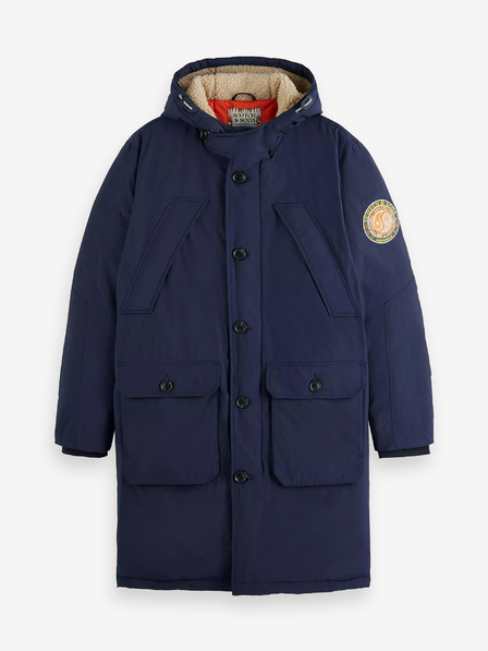 Scotch & Soda Dunkelblauer Herren-Winterparka Scotch & Soda