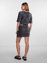 Pieces Schwarzer Damen Pailletten-Rock Pieces Kam