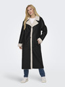 ONLY Schwarzer Damen Kunstledermantel ONLY Viva