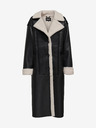 ONLY Schwarzer Damen Kunstledermantel ONLY Viva