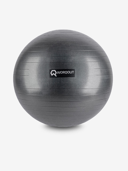 Worqout Schwarzer Gymnastikball 65 cm Worqout Gymnastikball