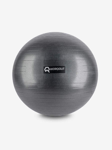 Worqout Schwarzer Gymnastikball 75 cm Worqout Gymnastikball