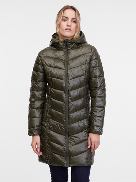 Orsay Khakifarbene Damen-Steppmantel ORSAY