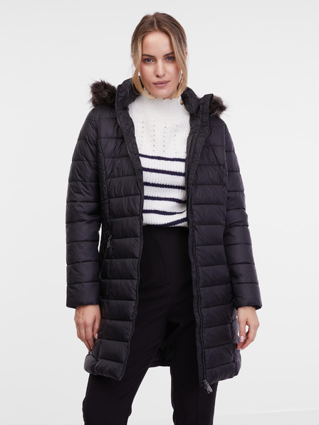 Orsay Schwarzer Damen-Steppmantel ORSAY