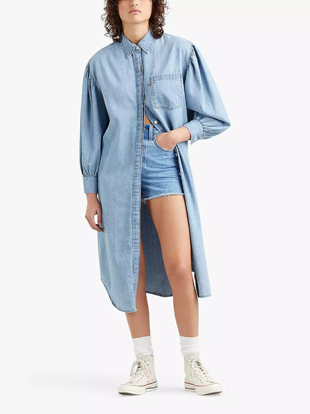 Levi's® Hellblaues Midikleid aus Denim für Damen Levi's® Osteria Duster