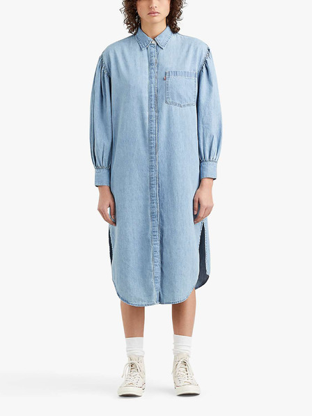 Levi's® Hellblaues Midikleid aus Denim für Damen Levi's® Osteria Duster