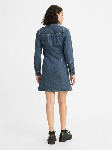 Levi's® Blaues Levi's® Denim-Hemdkleid für Damen