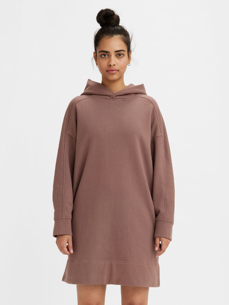 Levi's® Altrosa Levi's® Damen-Kapuzen-Sweatshirt-Kleid