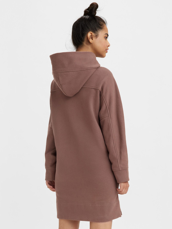 Levi's® Altrosa Levi's® Damen-Kapuzen-Sweatshirt-Kleid