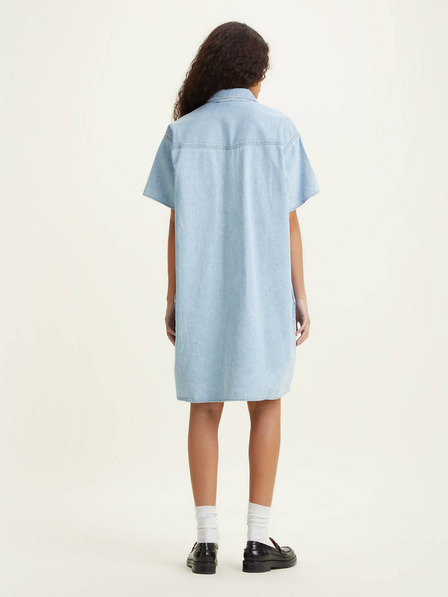 Levi's® Hellblaues Hemdblusenkleid aus Denim Levi's® Elowen Western