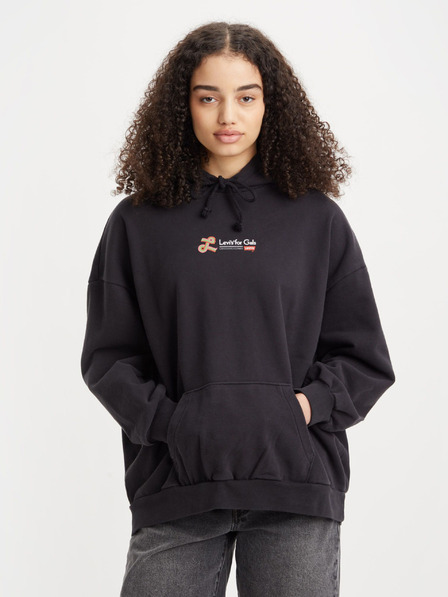 Levi's® Schwarzer Levi's® For Gals Kapuzenpullover für Frauen