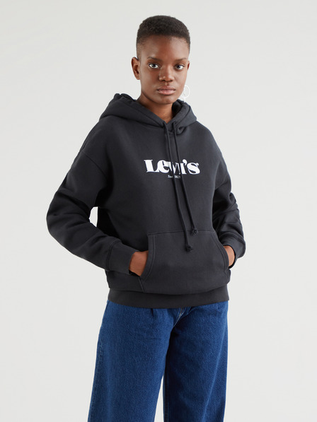 Levi's® Schwarzer Levi's®-Kapuzenpullover für Frauen