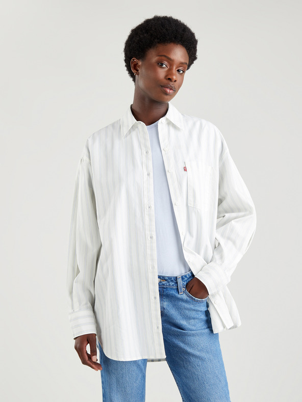 Levi's® Weißes gestreiftes Oversize-Shirt von Levi's® für Damen