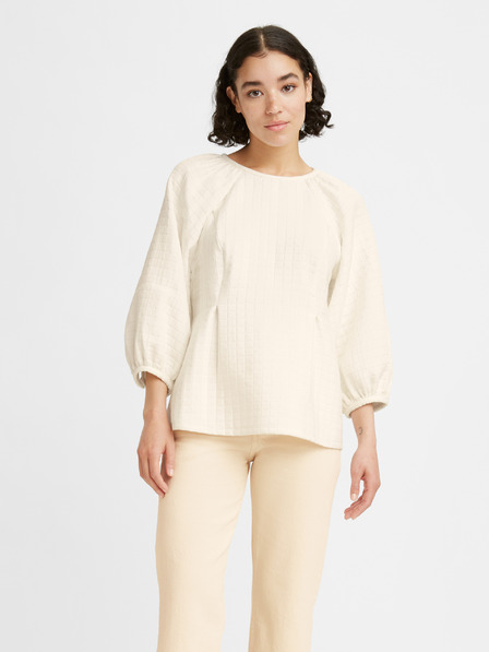 Levi's® Cremefarbene Levi's® Dreiviertelarm-Bluse für Damen
