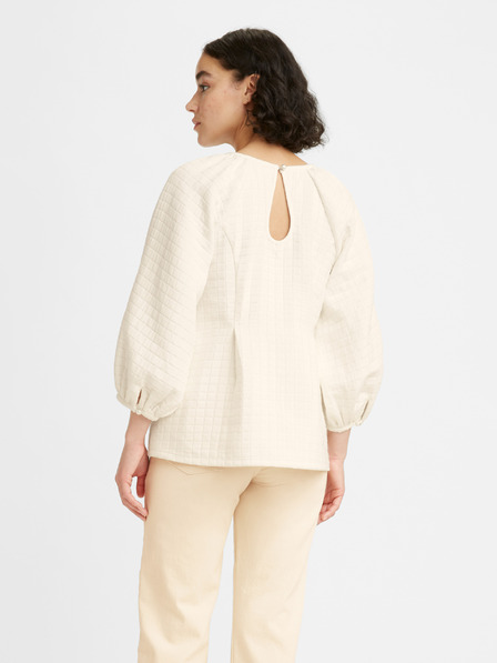 Levi's® Cremefarbene Levi's® Dreiviertelarm-Bluse für Damen