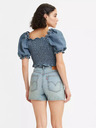 Levi's® Blaue Damenbluse mit Ballonärmeln Levi's®