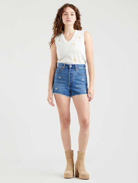 Levi's® Blaue Levi's® Denim-Shorts für Frauen