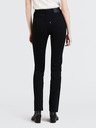 Levi's® Schwarze Levi's® Straight Fit Jeans für Damen 724