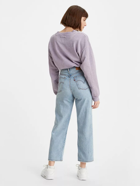 Levi's® Hellblaue Straight Fit Levi's® Ribcage Jeans für Damen