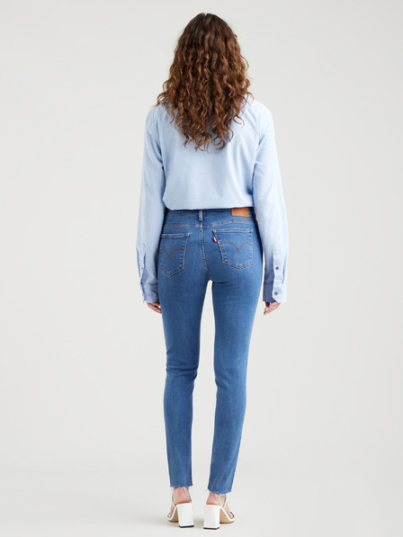 Levi's® Blaue Levi's® 711 Skinny Fit-Jeans für Damen