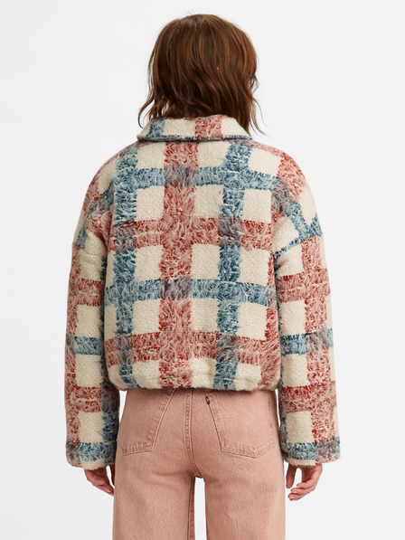 Levi's® Levi's® Sherpa Beige karierte Damen-Jacke