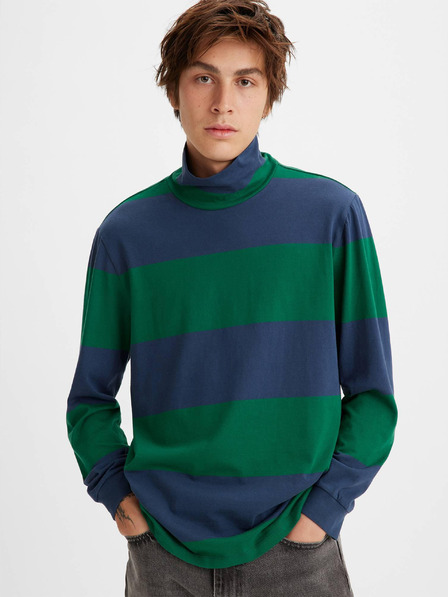 Levi's® Blaues und grünes Herren Levi's® LS Turtleneck Tee Alpha Naval
