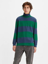 Levi's® Blaues und grünes Herren Levi's® LS Turtleneck Tee Alpha Naval