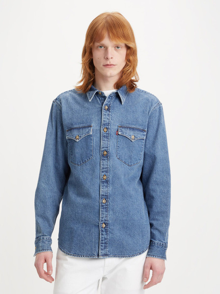 Levi's® Blaues Herren Levi's® Western Denim Hemd